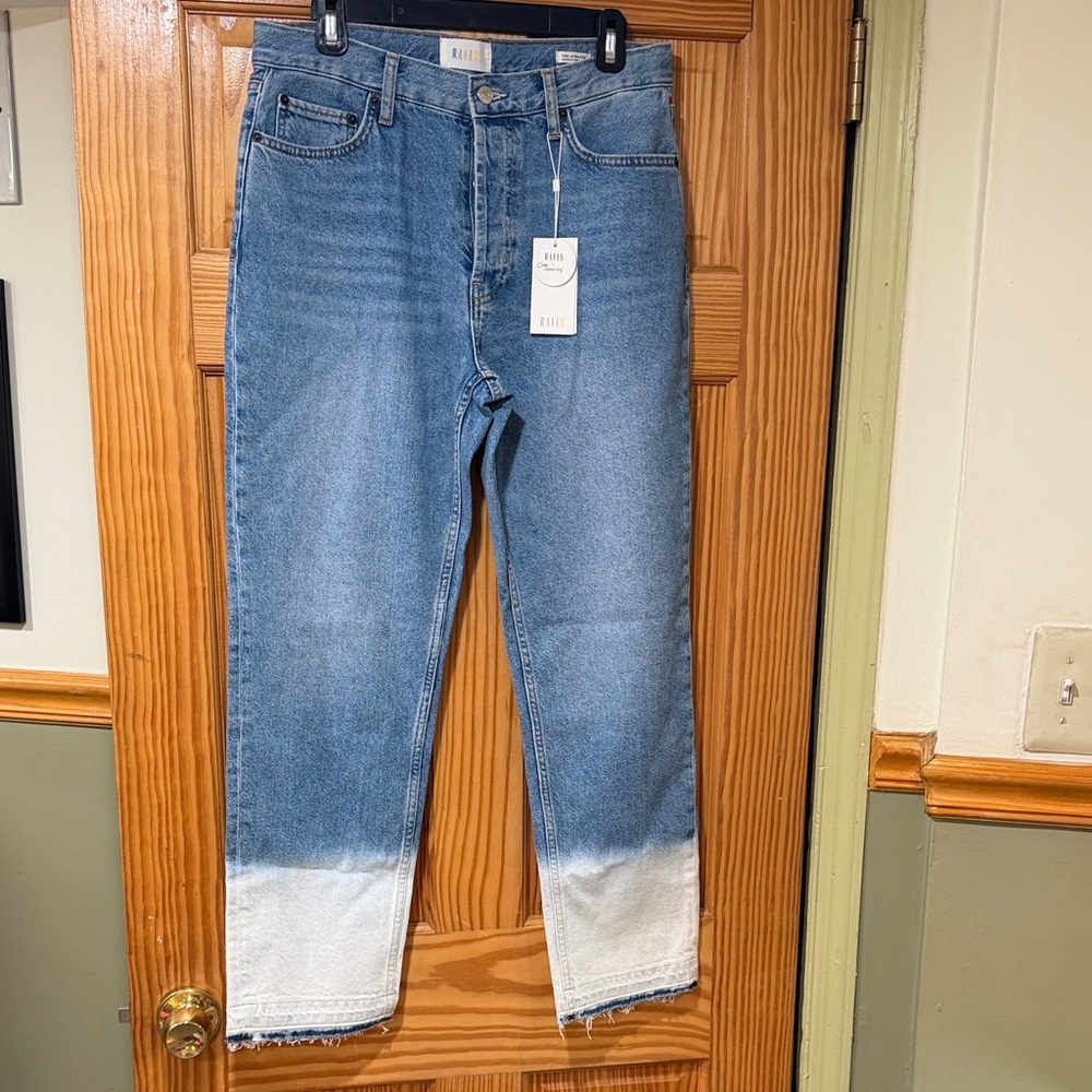 Ladies RAILS The Atwater Blue Bleach Hem JEANS NWT